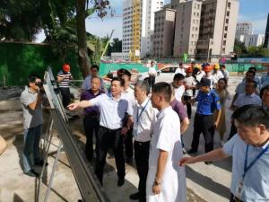 市委副書記、政法委書記陳浩一行視察一院改擴(kuò)建項目